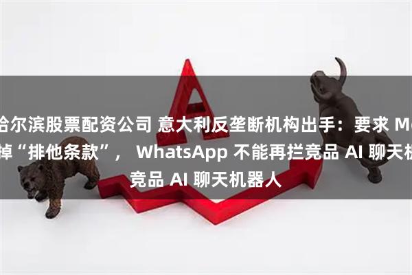 哈尔滨股票配资公司 意大利反垄断机构出手：要求 Meta 停掉“排他条款”， WhatsApp 不能再拦竞品 AI 聊天机器人